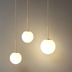 Adhara Frosted Globe Pendant Lamp