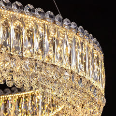 Alnair Prismatic Crystal Ring Chandelier