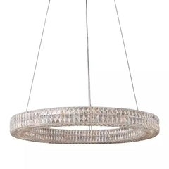 Alnair Double Crystal Ring Chandelier