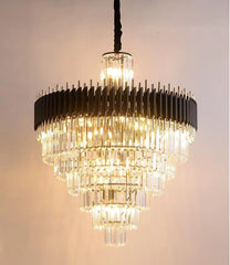 Mensae Tiered Crystal Chandelier