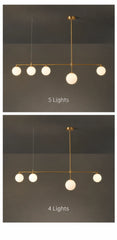Hamal Linear Drop Globe Pendant Lamp