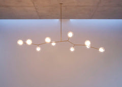 Hamal Angular Globe Branch Chandelier