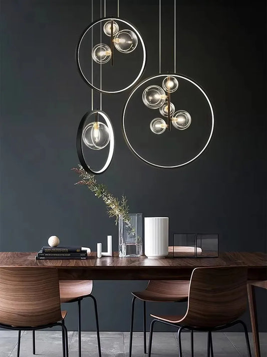 Mimosa Floating Bubble Ring Chandelier