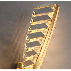 Adhafera Twisted Crystal Bar Wall Lamp
