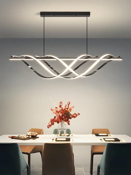 Nekkar Interlaced Ribbon Chandelier