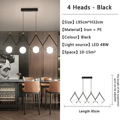 Seginus Accordion Globe Chandelier
