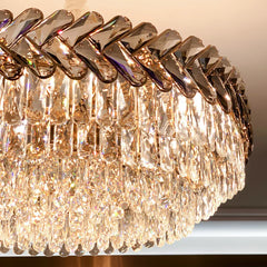 Sarin Chevron Crystal Chandelier