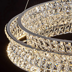 Alnair Crystal Halo Chandelier
