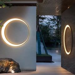 Moon Crescent Halo Wall Lamp