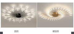 Brachium Starburst Rod Ceiling Light