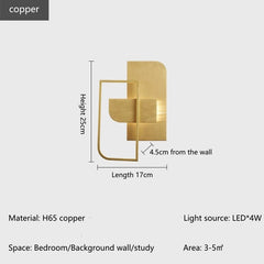Fawaris Layered Panel Frame Wall Lamp