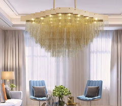 Hadar Tiered Tassel Chandelier