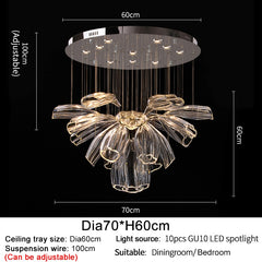 Comae Petal Chandelier