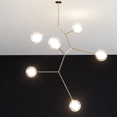 Hamal Angular Globe Branch Chandelier