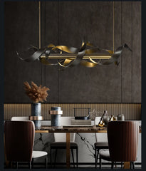 Rasalas Twisted Ribbon Chandelier