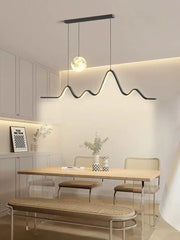 Albaldah Wave Bar Globe Pendant Lamp