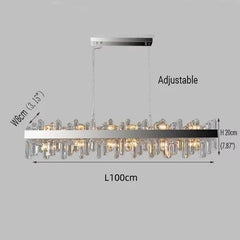 Nusakan Prism Bar Chandelier