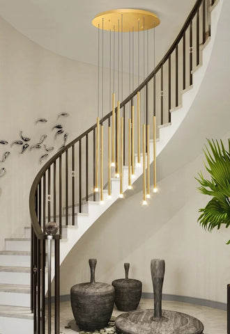 Alpha Trianguli Stair Chandelier Alpha Trianguli Stair Chandelier