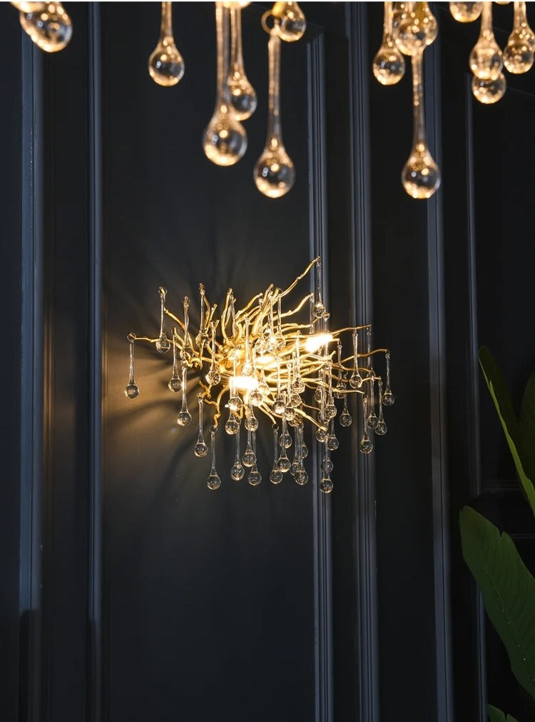 Crystal Water Wall Lamps