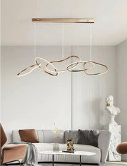 Gomeisa Steel Geometric Chandelier