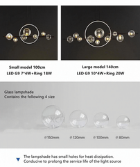 Mimosa Ring Bubble Chandelier