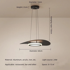 Denebola Halo Hat Pendant Lamp