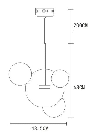 Centaurus Magic Ball Chandelier Centaurus Magic Ball Chandelier