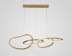 Gomeisa Steel Geometric Chandelier