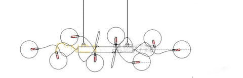 Dschubba Chandelier Dschubba Chandelier