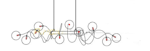 Dschubba Chandelier Dschubba Chandelier