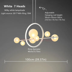 Mimosa Clear Globe Bar Pendant Lamp