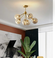 Avior Copper Ceiling Chandelier