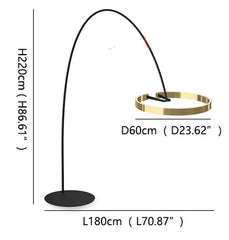Dziban Arc Floor Lamp