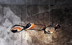 Hatysa Curved Disc Shade Pendant Lamp
