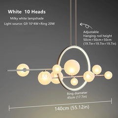 Mimosa Clear Globe Bar Pendant Lamp
