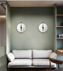 Classical White Plate Wall Lamps