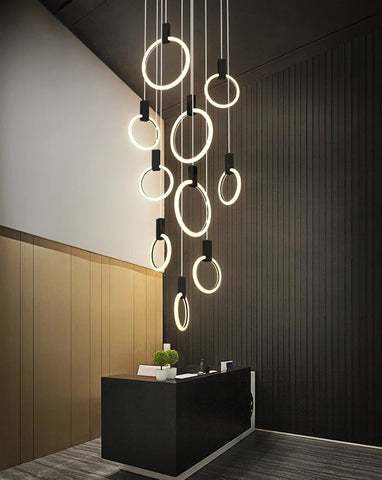 Pavonis Iron Ring Chandelier Pavonis Iron Ring Chandelier