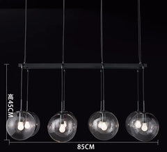 Sirius Suspended Glass Globe Pendant Lamp