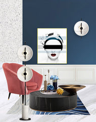 Classical White Plate Wall Lamps