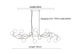 Chertan Ball Chandelier