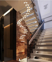 Denebola Spiral Disc Chandelier