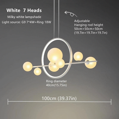 Mimosa Ring Bubble Chandelier