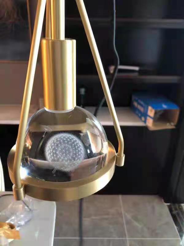 Furry Ball Pendant Lights