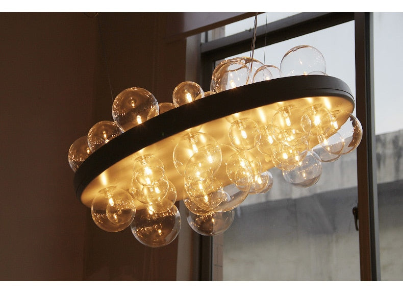 Glass Bubble Ceiling Chandelier