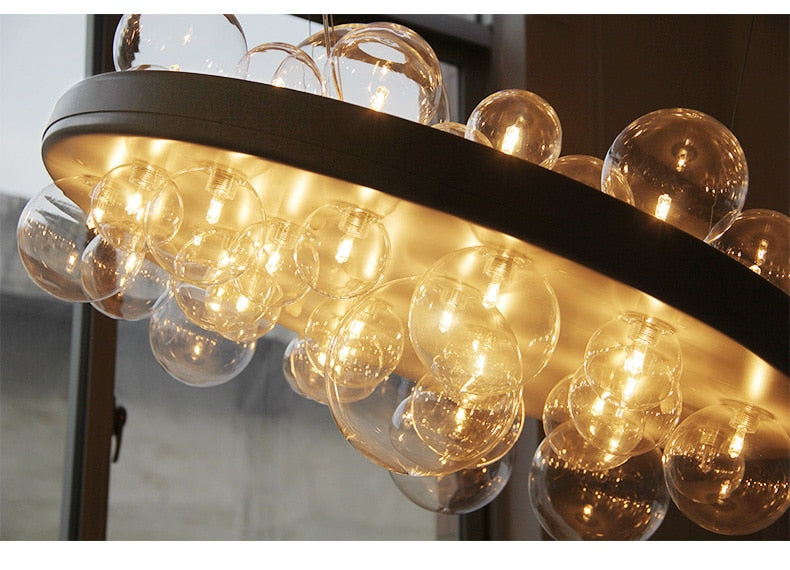 Glass Bubble Ceiling Chandelier