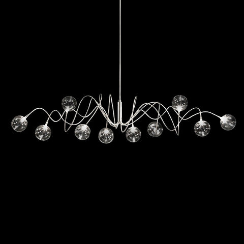 Smoke Gray Glass Ball Chandelie Smoke Gray Glass Ball Chandelie