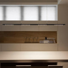 Black Long Bar Chandelier