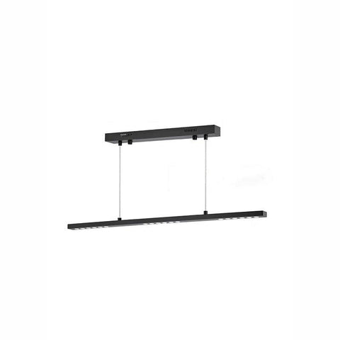 Black Long Bar Chandelier Black Long Bar Chandelier