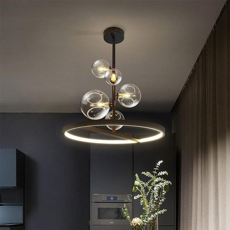 Clear Glass Ball Chandelier Clear Glass Ball Chandelier