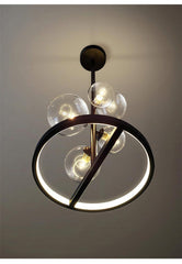 Clear Glass Ball Chandelier